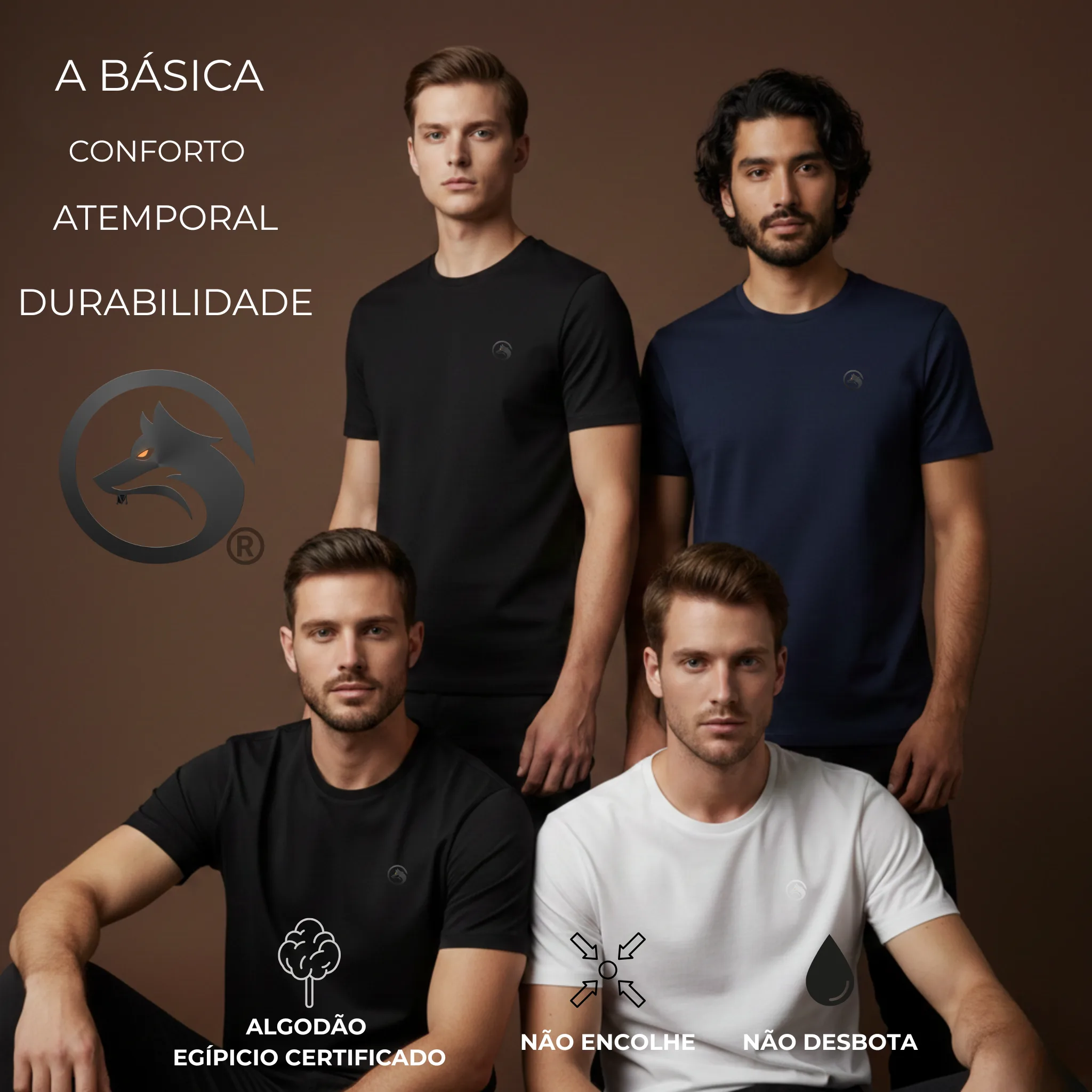 Campanha institucional Weel Suited com camisetas atemporais